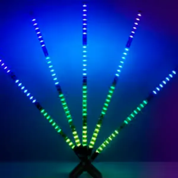 Moderne LED-Lichteffekte für die Tanzfläche